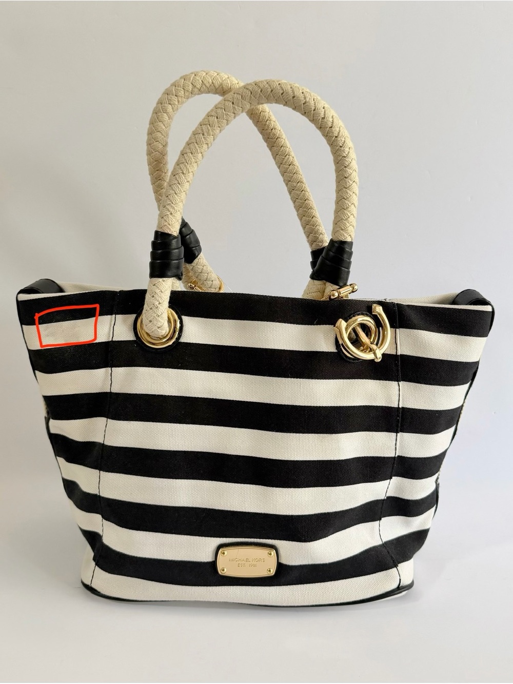 Michael Kors - Marina Canvas Rope Tote Bag